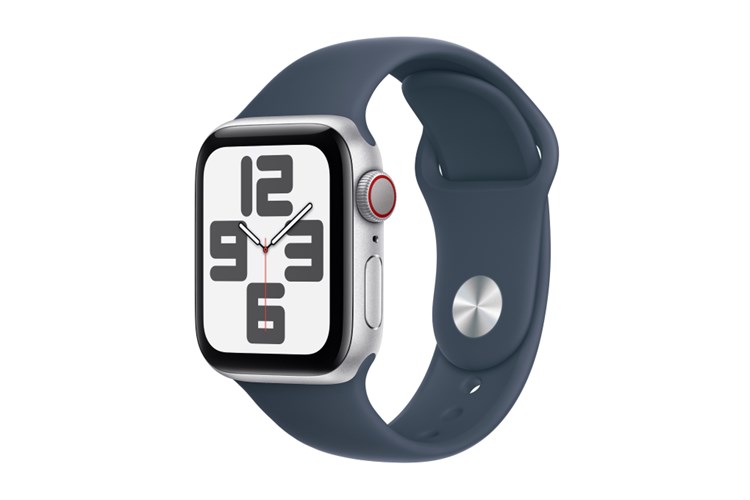 Apple Watch SE 2 GPS + Cellular 44mm viền nhôm dây thể thao size S/M Màu Bạc