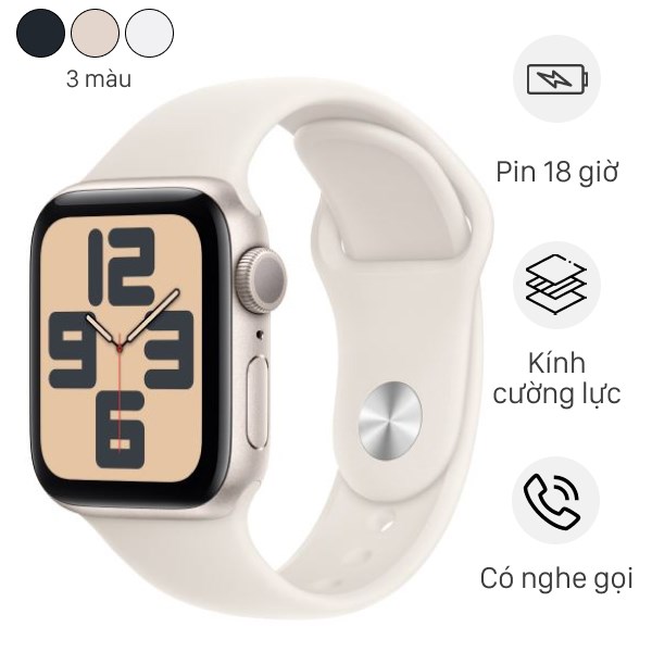 Apple Watch SE 2 GPS 44mm viền nhôm dây thể thao