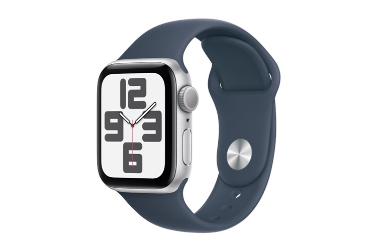 Đồng hồ thông minh Apple Watch SE 2 GPS 44mm viền nhôm dây thể thao size S/M Màu Bạc