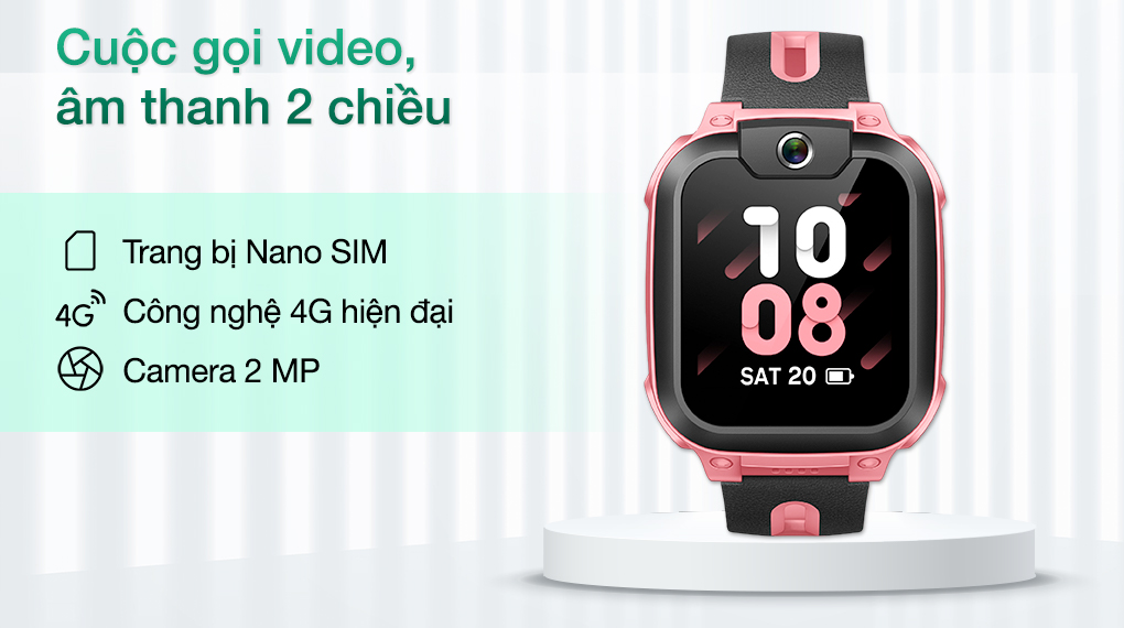 Đồng Hồ Định Vị Trẻ Em imoo Z1 41mm dây TPU - Nano SIM