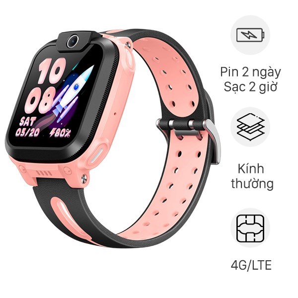 imoo Z1 41mm dây TPU Hồng nhạt