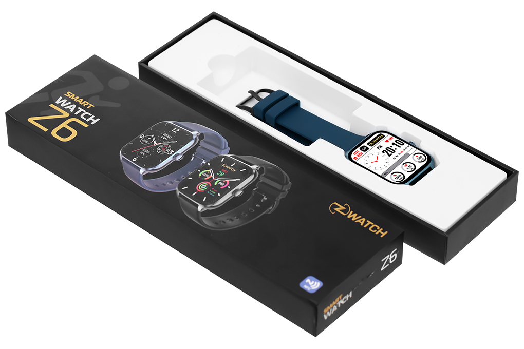 Đồng hồ thông minh Zwatch Z6 44mm Xanh dương Màu Xanh Dương