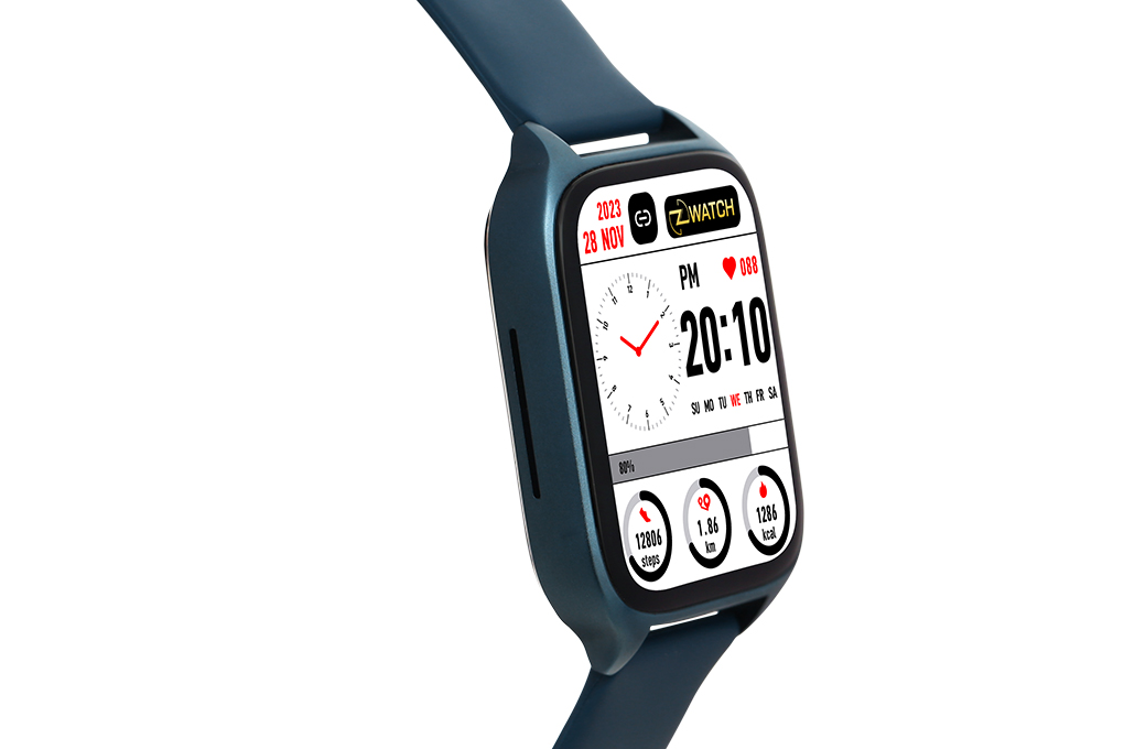 Đồng hồ thông minh Zwatch Z6 44mm Xanh dương Màu Xanh Dương