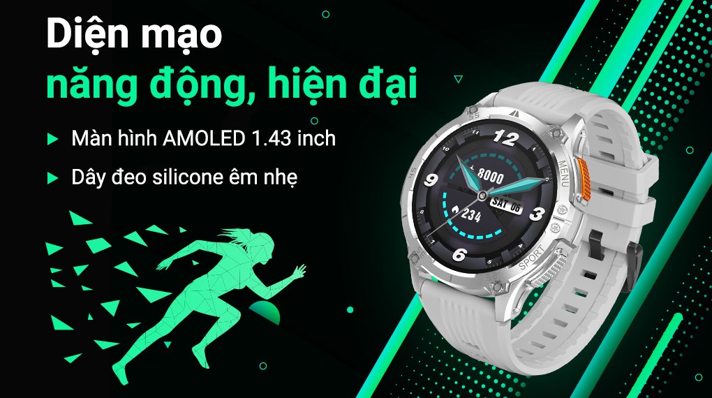 Đồng hồ thông minh BeFit Hunter1 48.3mm