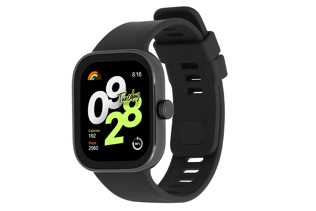 Xiaomi Redmi Watch 4 47.5mm dây silicone Màu Đen