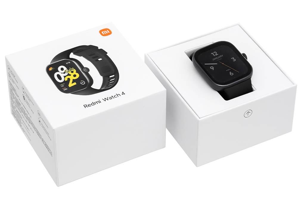 Xiaomi Redmi Watch 4 47.5mm dây silicone Màu Đen