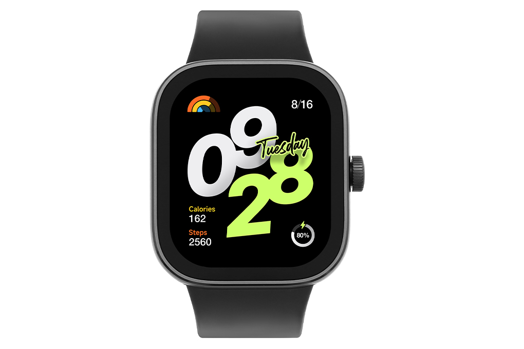 Xiaomi Redmi Watch 4 47.5mm dây silicone Màu Đen