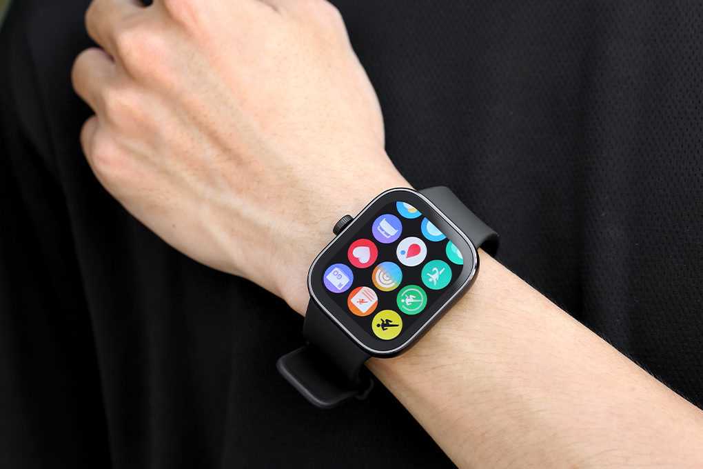 Xiaomi Redmi Watch 4 47.5mm dây silicone Màu Đen