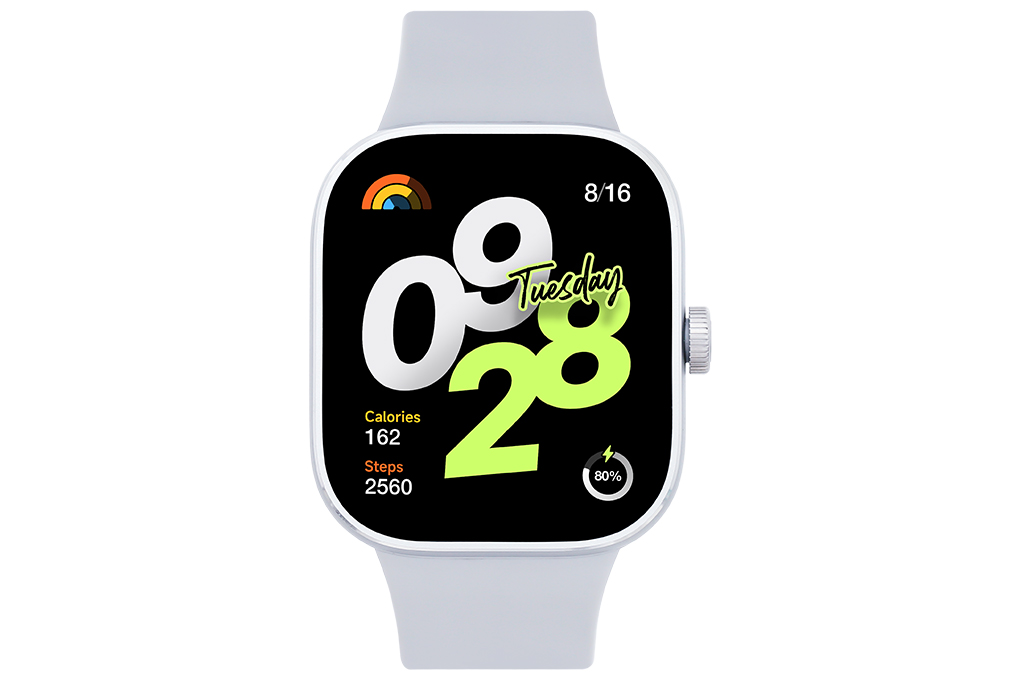 Xiaomi Redmi Watch 4 47.5mm dây silicone Màu Xám