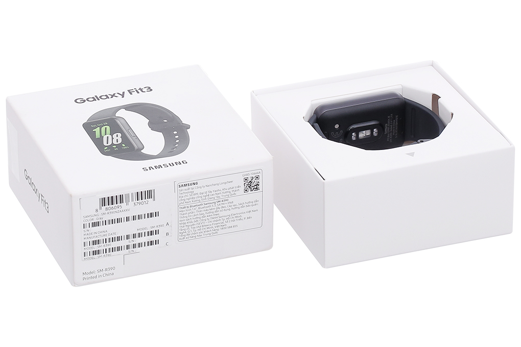 Vòng tay thông minh Samsung Galaxy Fit3 Màu Đen - Xám