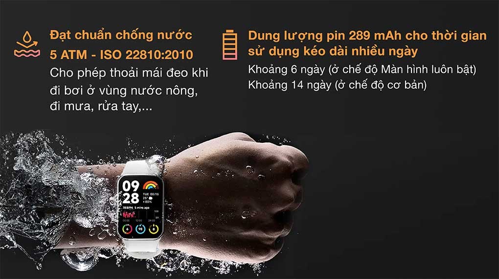 Vòng đeo tay thông minh Xiaomi Mi Band 8 Pro chính hãng, giảm 200K