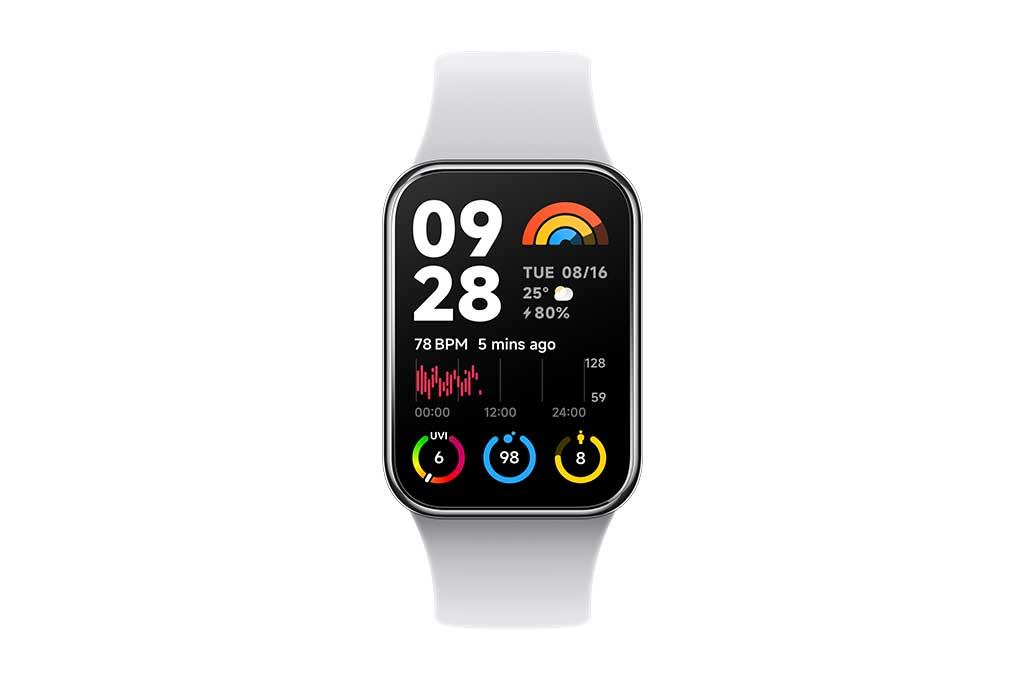 Vòng đeo tay thông minh Mi Band 8 Pro Màu Xám