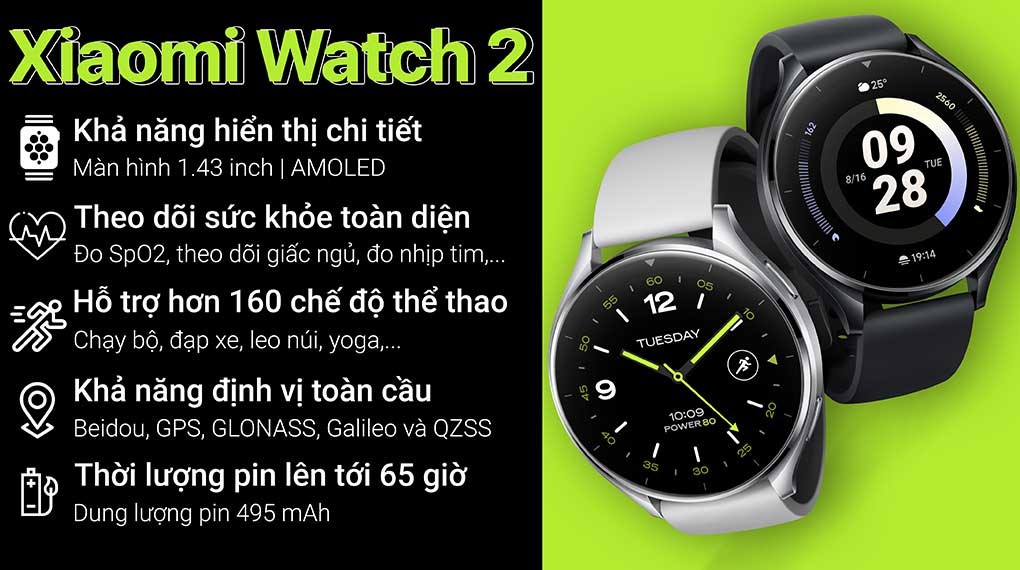 Đồng hồ thông minh Xiaomi Watch 2 47.8mm
