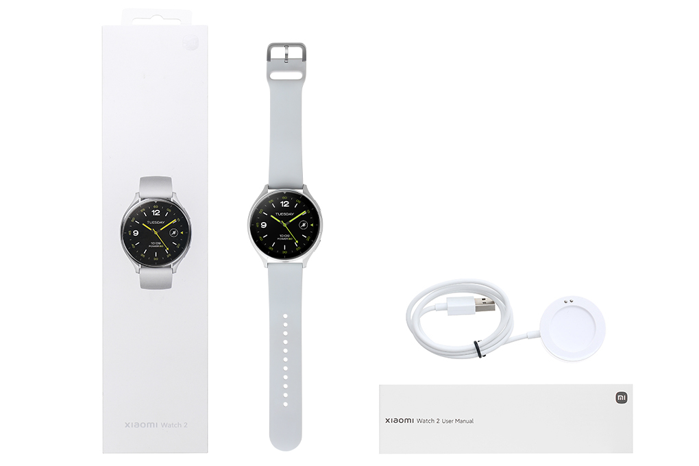 Xiaomi Watch 2 47.8mm dây silicone Màu Bạc