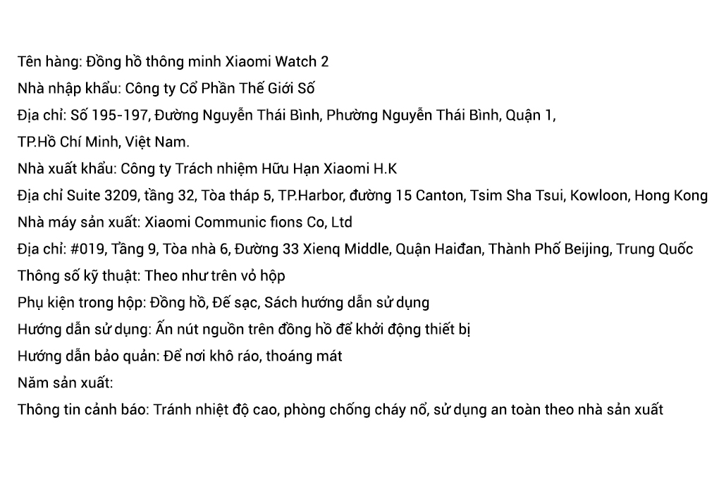 Xiaomi Watch 2 47.8mm dây silicone Màu Bạc