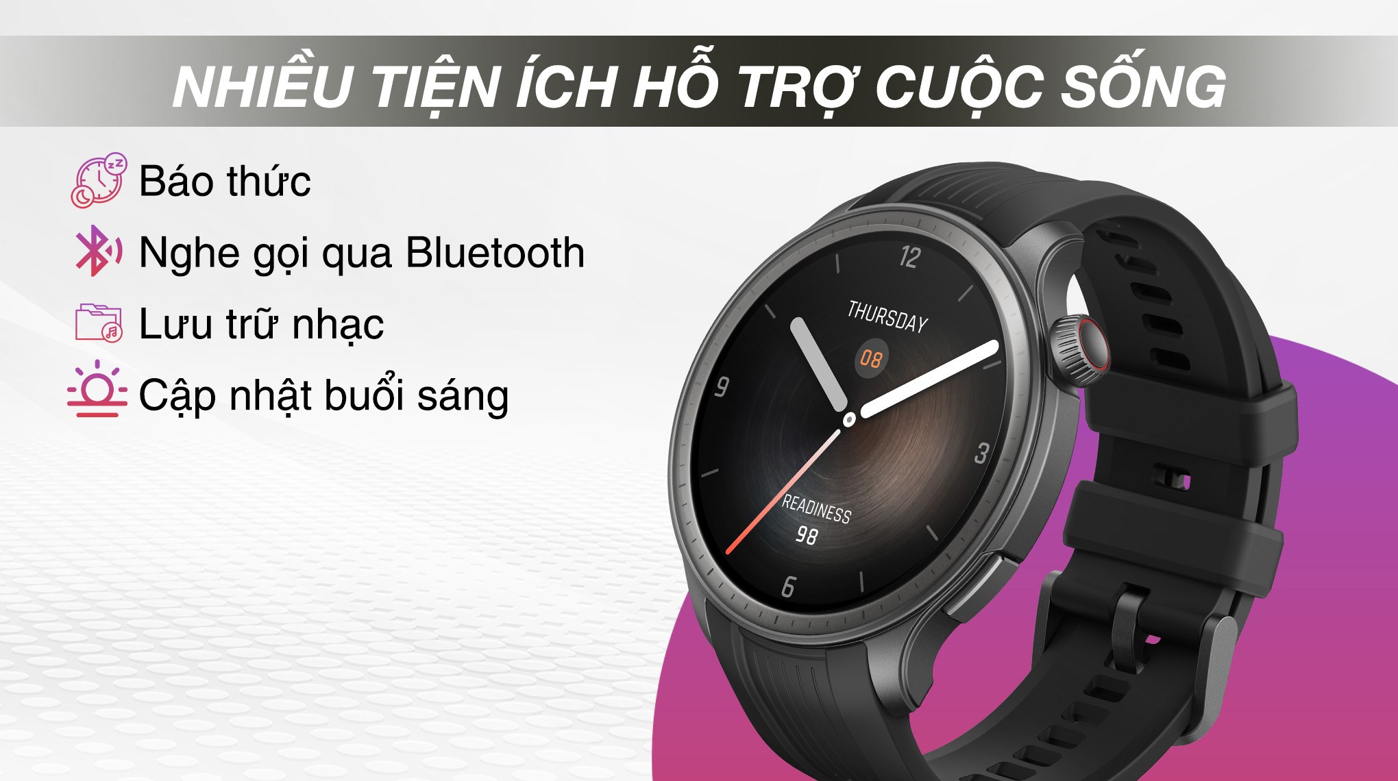 Amazfit Balance 46mm dây silicone