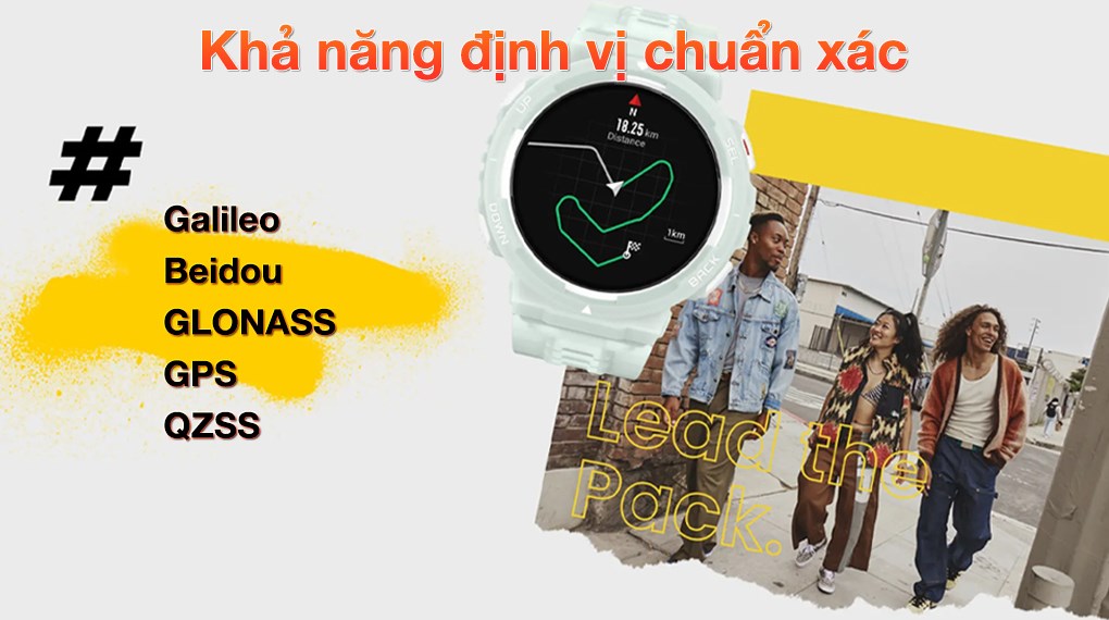 Amazfit Active Edge 46.6mm dây silicone