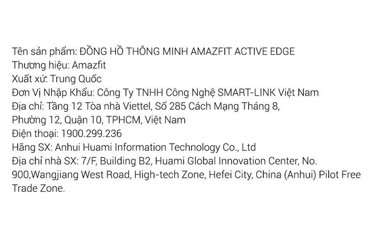 Amazfit Active Edge 46.6mm dây silicone Màu Đen