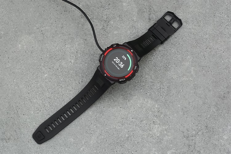 Amazfit Active Edge 46.6mm dây silicone Màu Đen