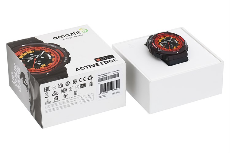 Amazfit Active Edge 46.6mm dây silicone Màu Đen