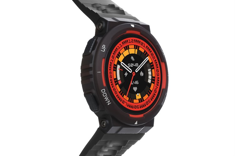 Amazfit Active Edge 46.6mm dây silicone Màu Đen