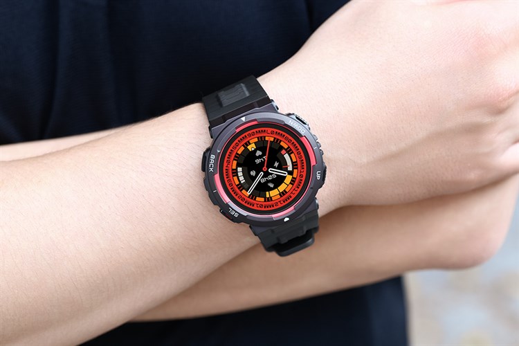 Amazfit Active Edge 46.6mm dây silicone Màu Đen