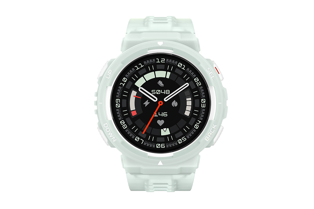 Amazfit Active Edge 46.6mm dây silicone Màu Xanh mint