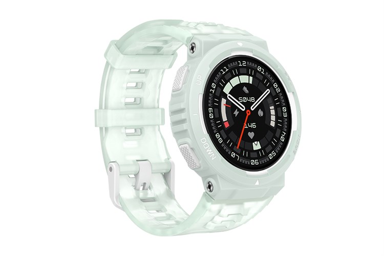 Amazfit Active Edge 46.6mm dây silicone Màu Xanh mint