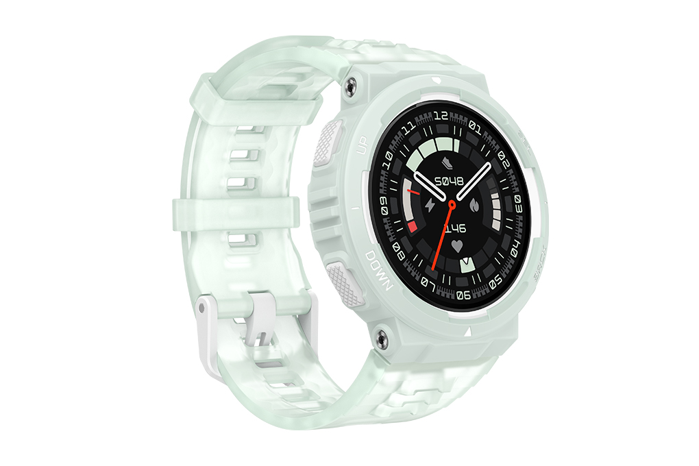 Amazfit Active Edge 46.6mm dây silicone Màu Xanh mint
