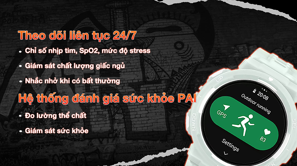 Đồng hồ thông minh Amazfit Active Edge 46mm - Theo dõi sức khỏe