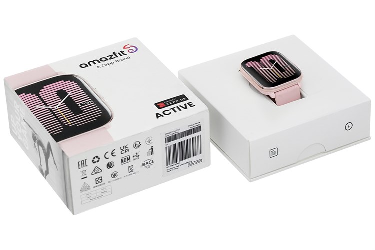 Amazfit Active 42.3mm dây silicone Màu Hồng