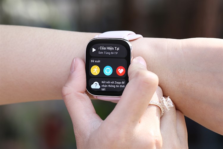 Amazfit Active 42.3mm dây silicone Màu Hồng