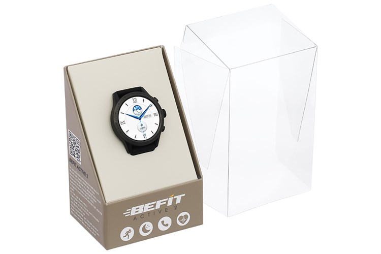 BeFit Active 2 42mm dây silicone Màu Đen