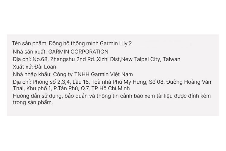 Garmin Lily 2 34mm dây silicone Màu Kem