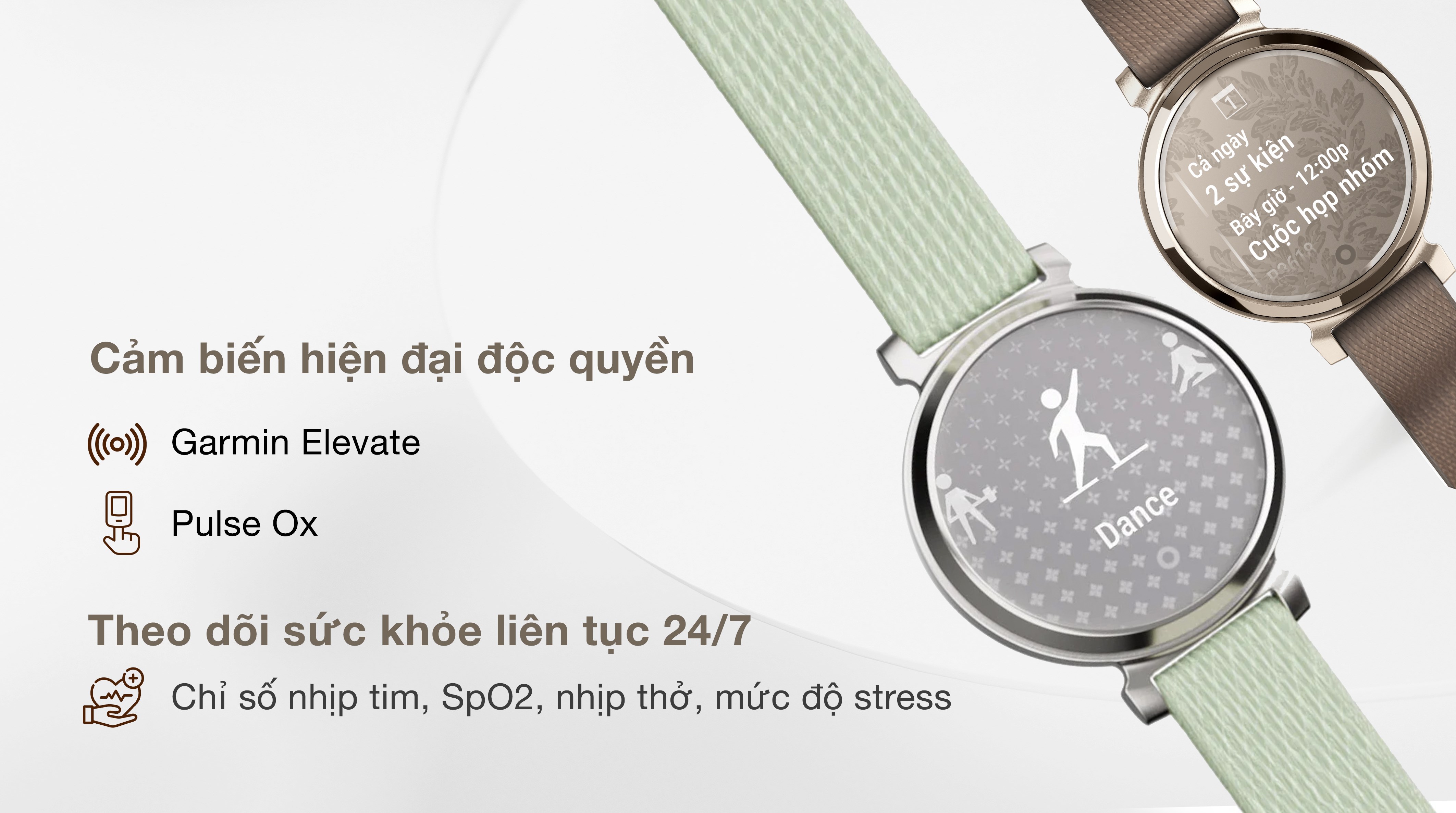 Garmin Lily 2 Classic 34mm dây vải