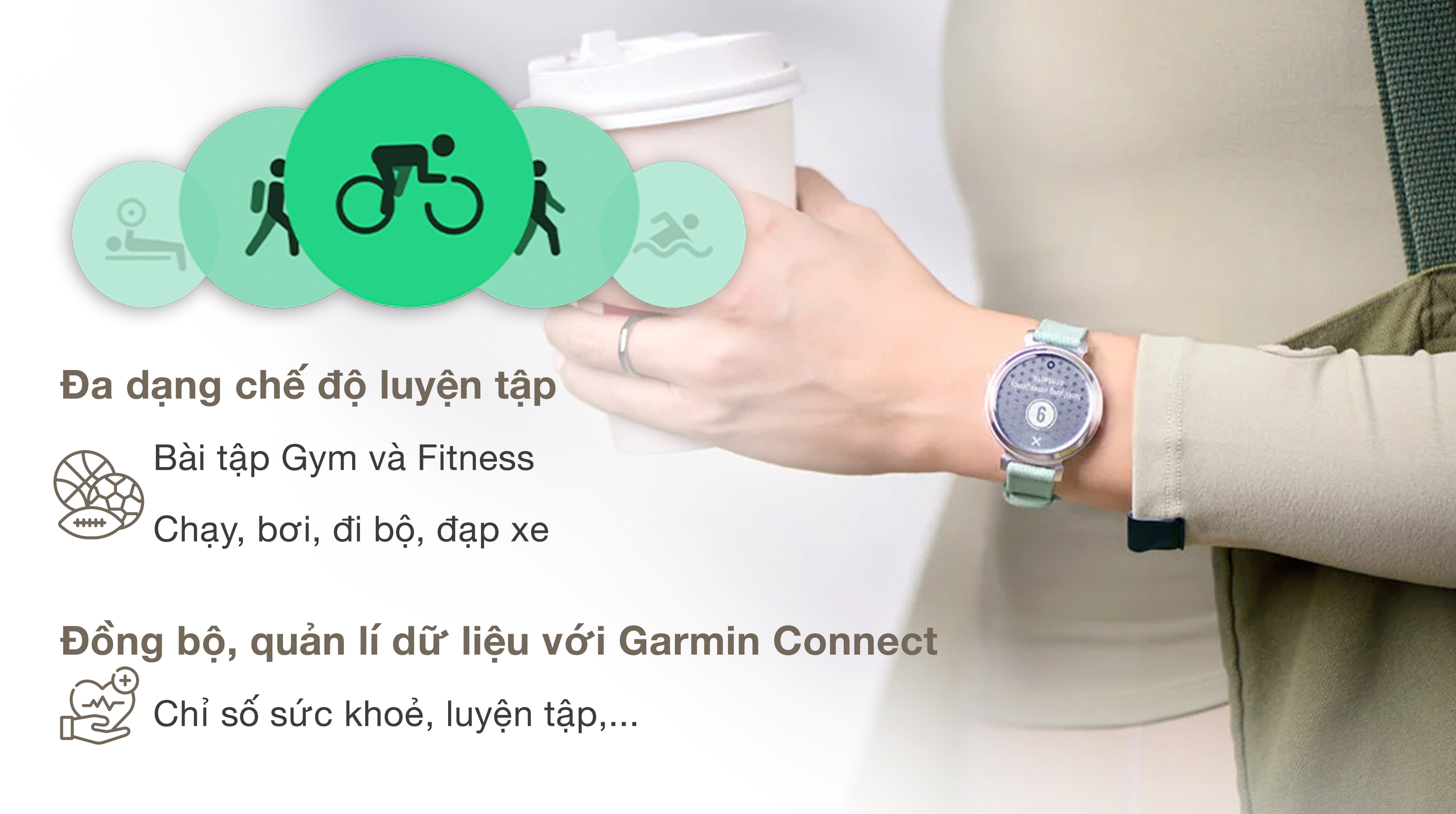 Garmin Lily 2 Classic 34mm dây vải