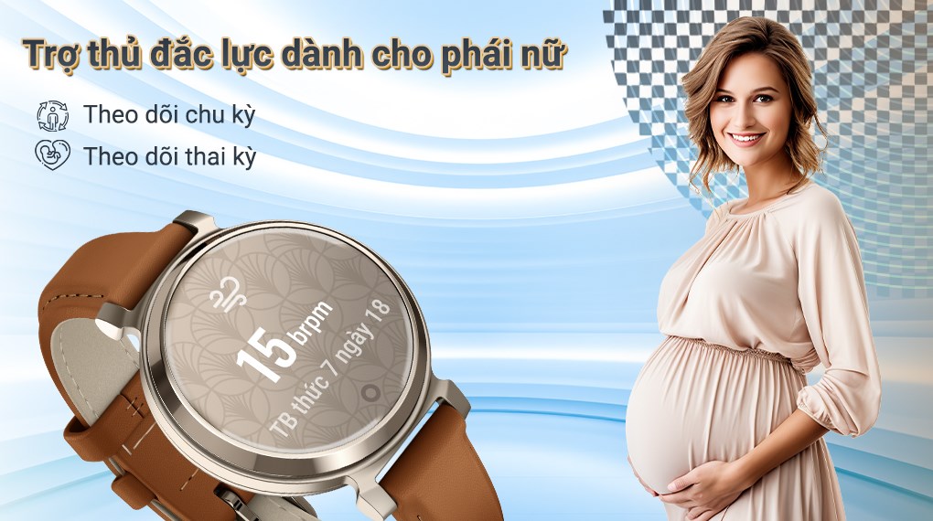 Garmin Lily 2 Classic 34mm dây da