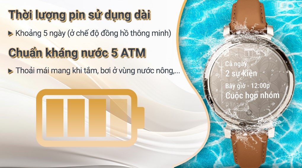 Garmin Lily 2 Classic 34mm dây da