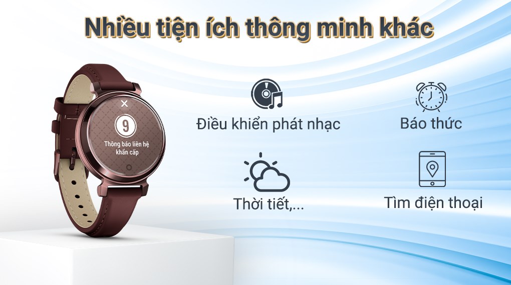 Garmin Lily 2 Classic 34mm dây da