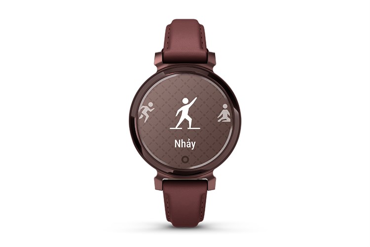 Garmin Lily 2 Classic 34mm dây da Màu Đen - Tím