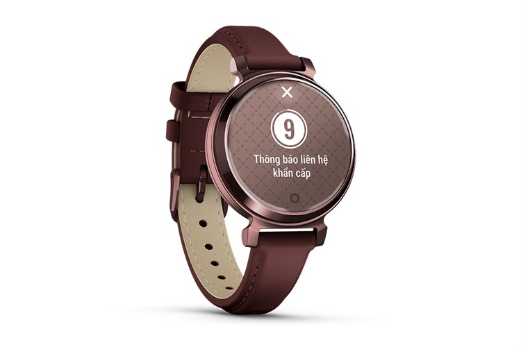 Garmin Lily 2 Classic 34mm dây da Màu Đen - Tím