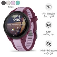 Garmin Forerunner 165 Music 43mm dây silicone