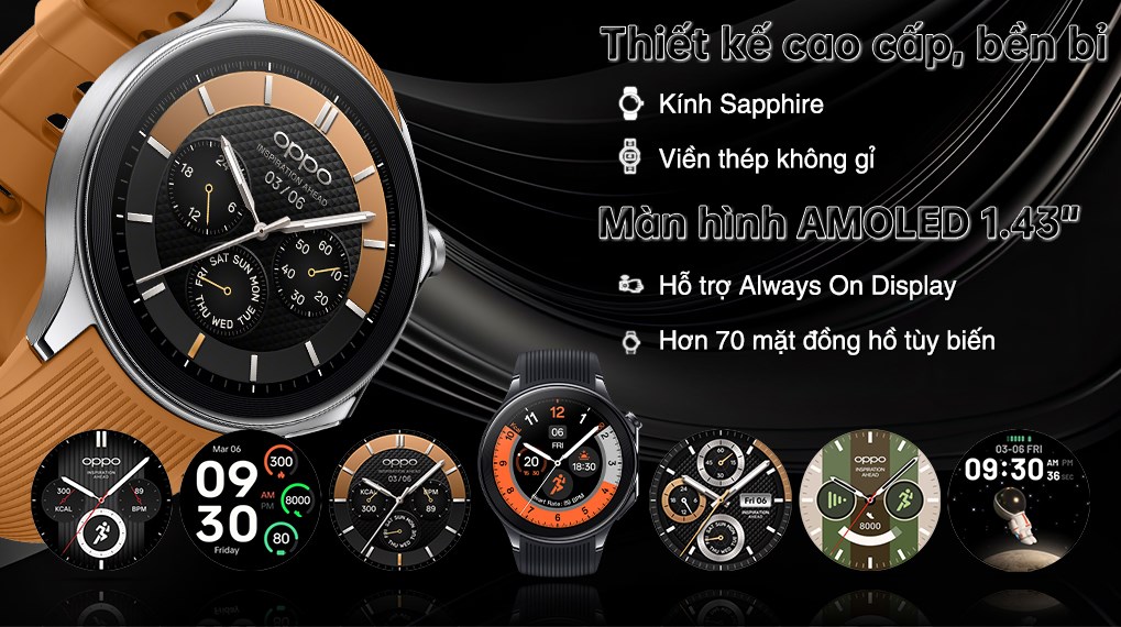 Oppo Watch X 47mm dây silicone