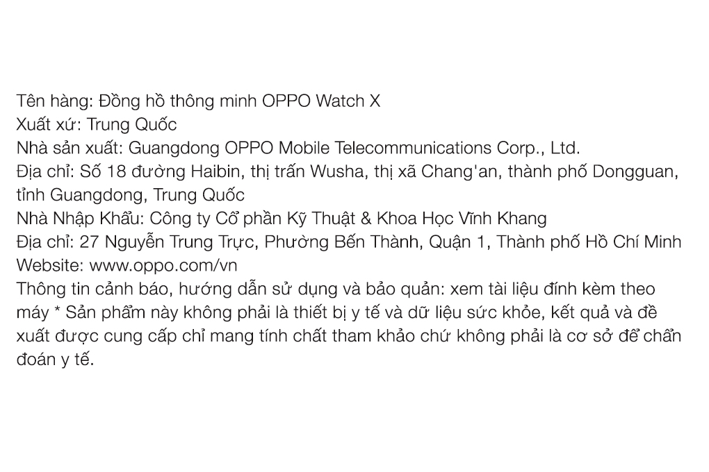 Oppo Watch X 47mm dây silicone Màu Nâu