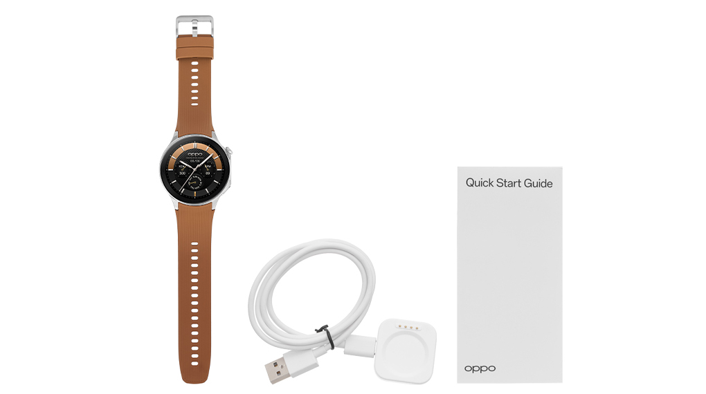 Oppo Watch X 47mm dây silicone Màu Nâu