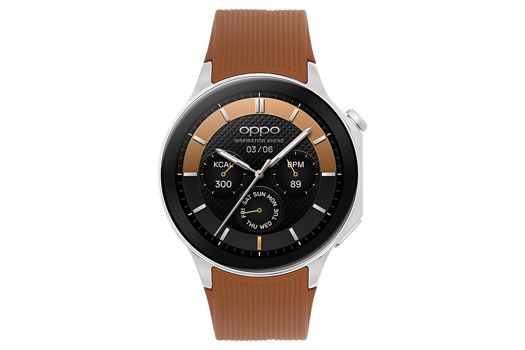 Oppo Watch X 47mm dây silicone Màu Nâu