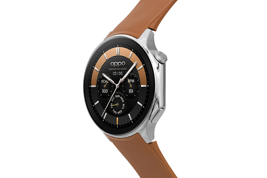Oppo Watch X 47mm dây silicone Màu Nâu