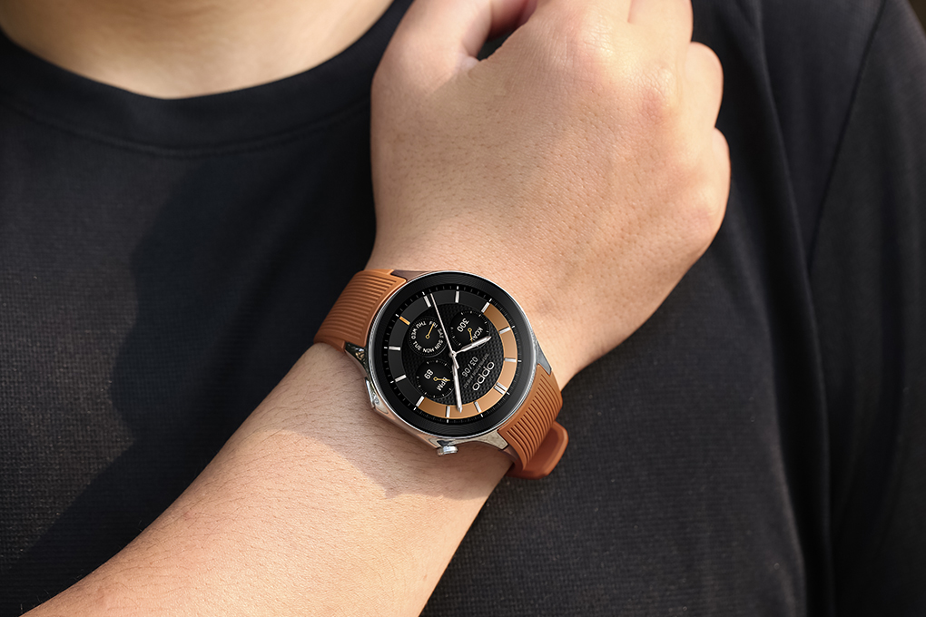 Oppo Watch X 47mm dây silicone Màu Nâu