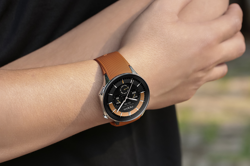 Oppo Watch X 47mm dây silicone Màu Nâu