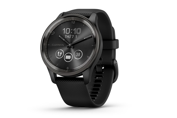 Garmin Vivomove Trend 40.4mm dây silicone Màu Đen